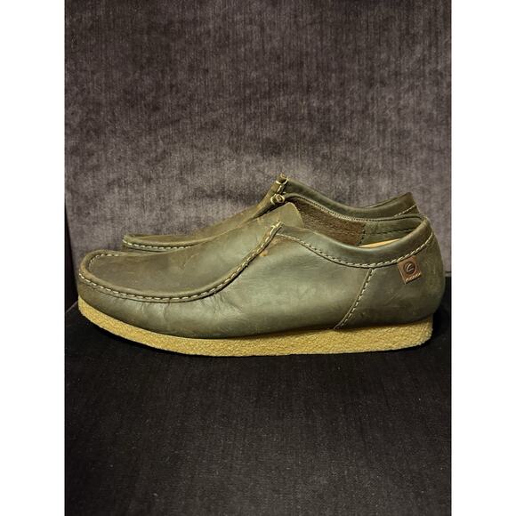 Clarks Wallabees Men\'s Size 12M Shoes Brown Leather Comfort Casual Chukka Boots main image 4